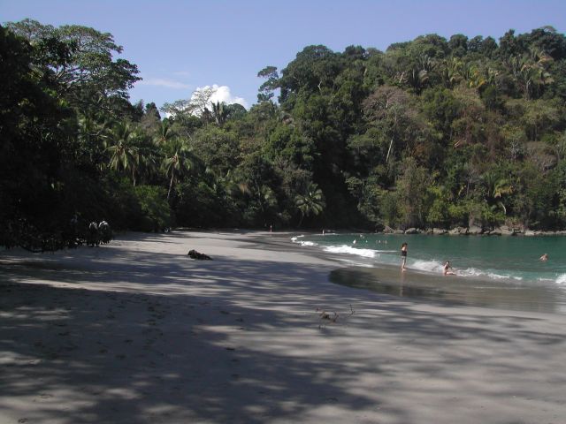 Strand am Eingang vom Manuel Antonio